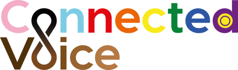 Connected Voice Pride Logo