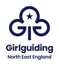 Trefoil logo over the words Girlguiding North East England